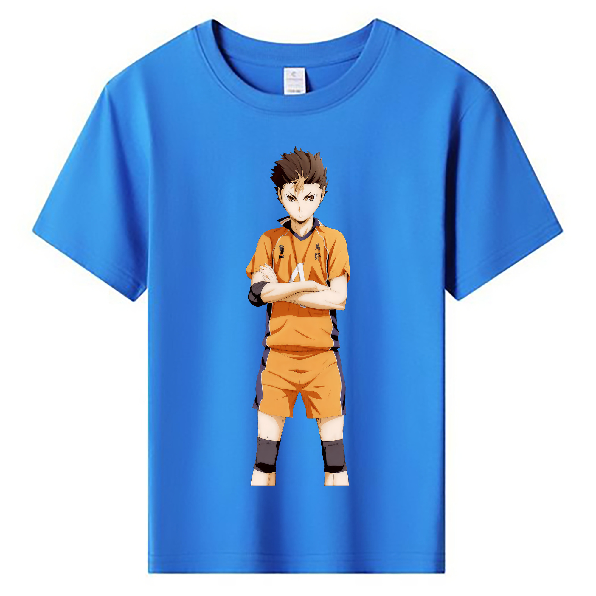（画像用） ハイキュー!! Haikyu!! 綿100％キッズTシャツ（フロントプリント）